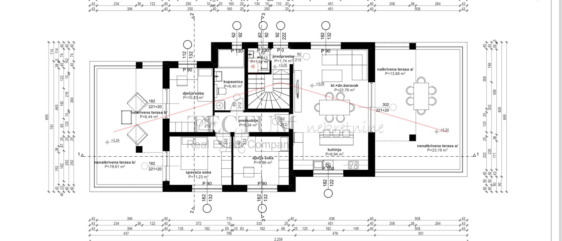 SESVETE, KRALJEVEČKI NOVAKI, PENTHAUS U NOVOGRADNJI, 2300,00 EUR/M2!! USELJIVO!!